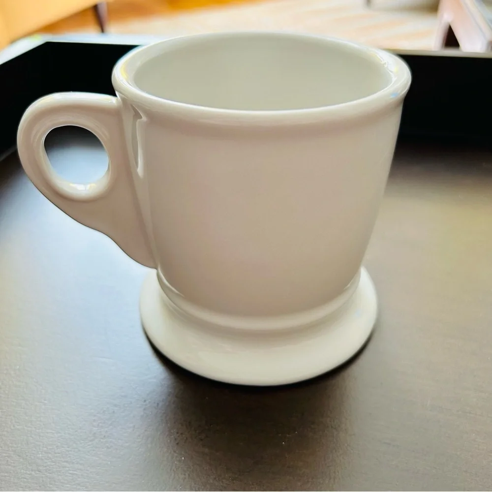 Anthropologie D Initial Mug black white coffee monogram